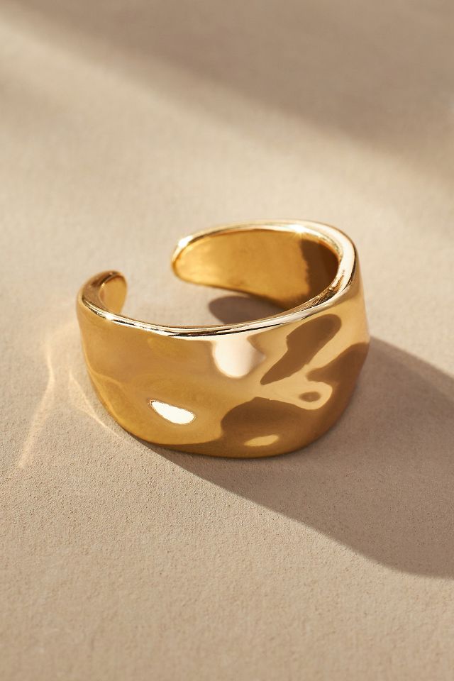 Hammered Metal Ring Anthropologie