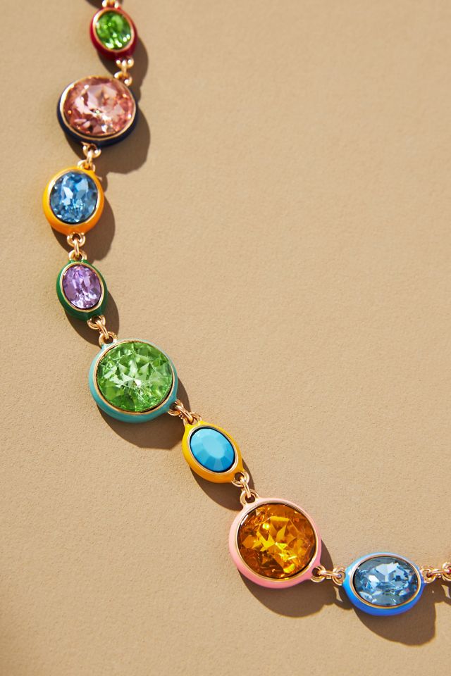 Multicolor Crystal Necklace #1