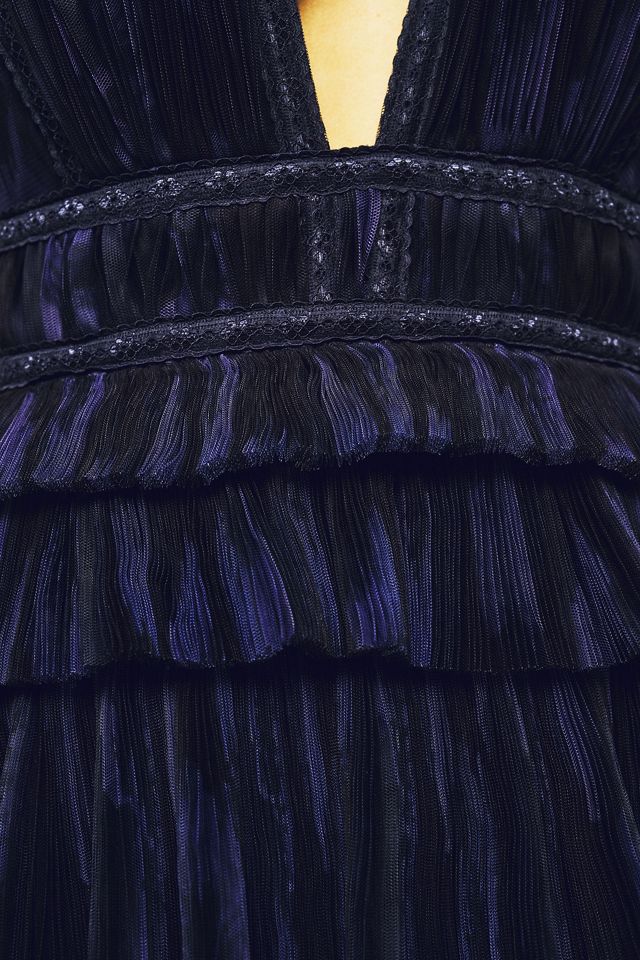 open lace back dress Shelby Sweetheart Tiered Maxi Dress – VICI
