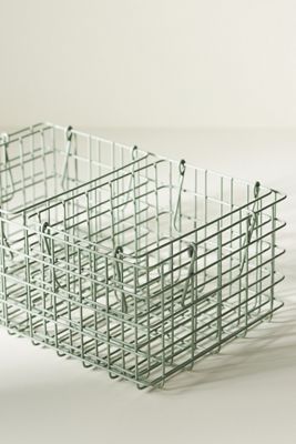 Mustard Made Wire Basket Crates, Set of 3
