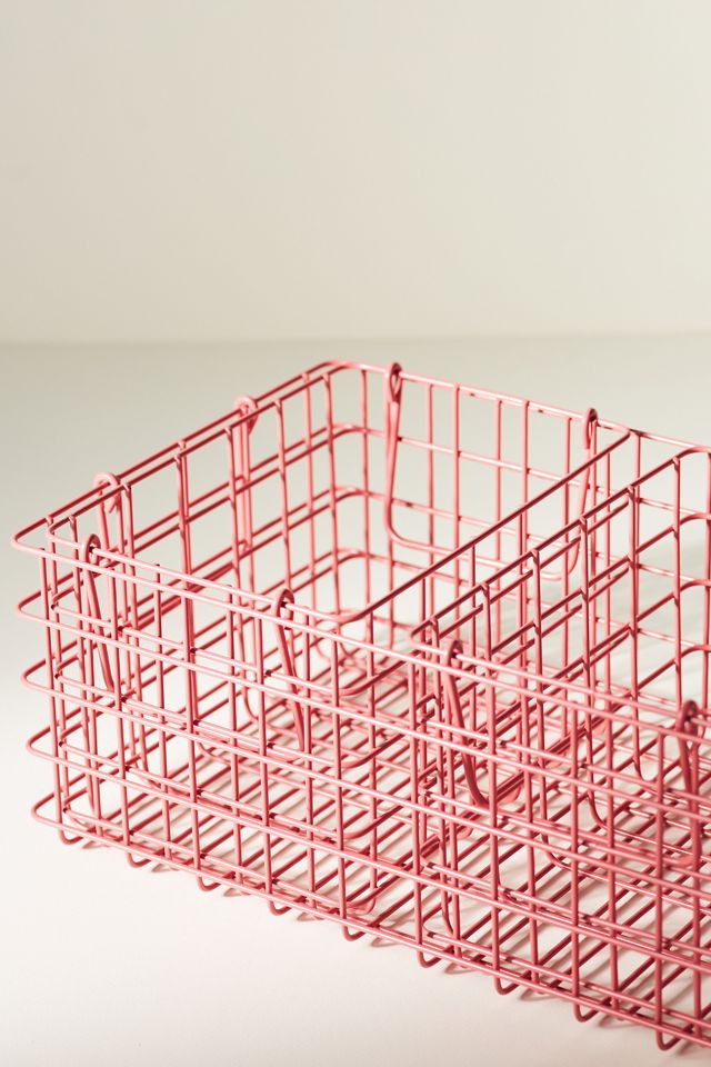 Mustard Made Wire Basket Crates, Set of 3 #1