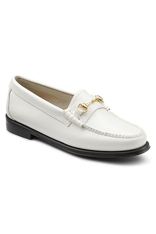 G.h.bass Lianna Bit Easy Weejuns Loafers In White