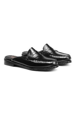 Shop G.h.bass Wynn Mule Easy Weejuns Loafers In Black