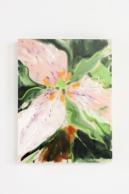 Grand Image Floral Canvas Wall Art In Multi