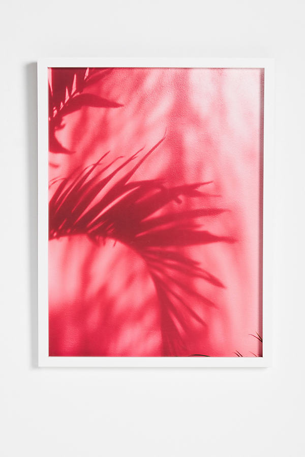 Zoe Bio Creative Hot Palm Wall Art In Red