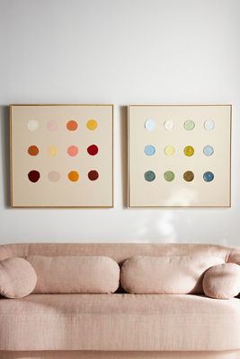 Color Palette Abstract Wall Art