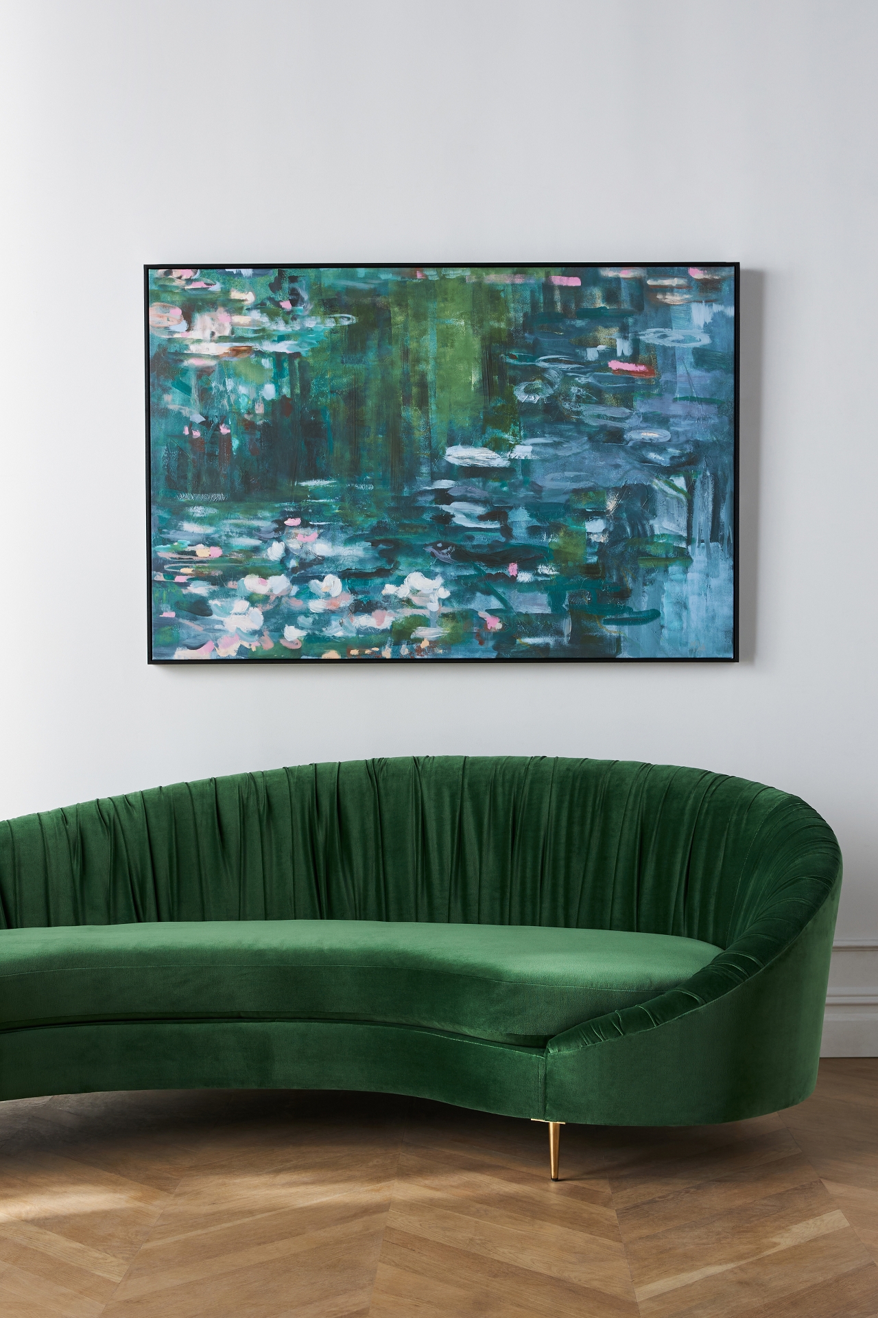 Lily Pond Blooms Wall Art