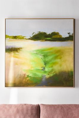 Wendover Art Group Chartreuse Fields Wall Art In Green