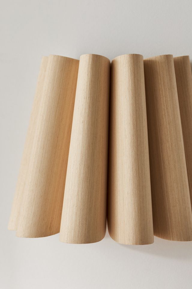 Bruck Lighting Renata Scalloped Wood Sconce Wall Light #2