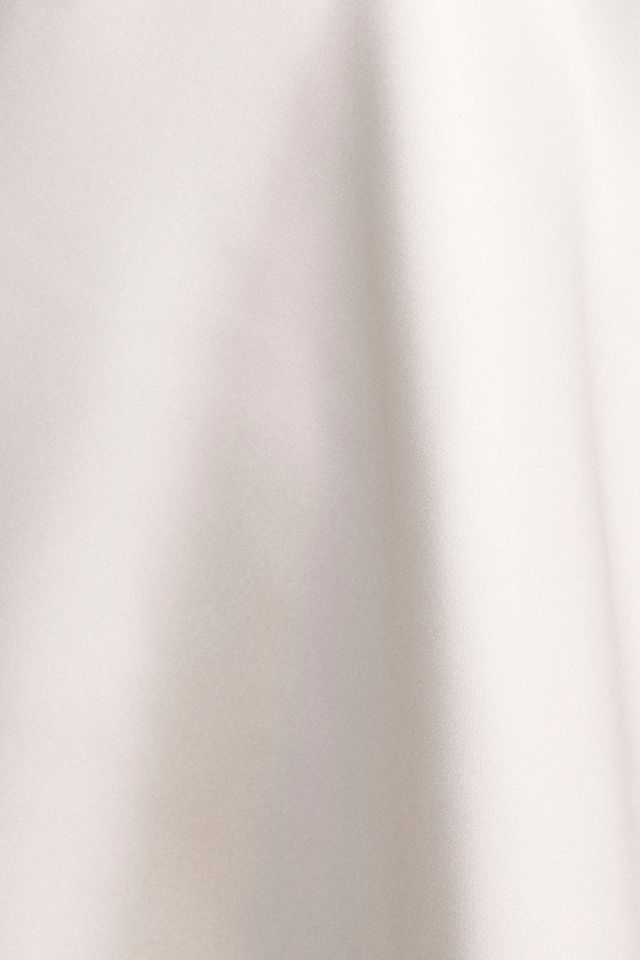 BHLDN Leila Deep-V Flutter-Sleeve Satin A-Line Mini Dress #3
