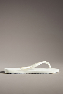 thumbnail: Havaianas Unisex Slim Flatform Sandalen – Comfortabele Zomer Sandalen Beige