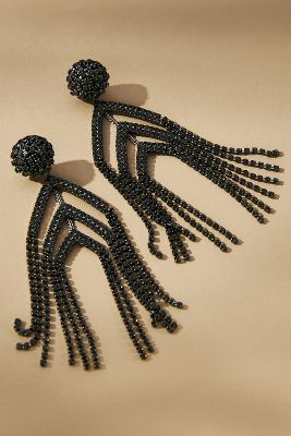 Deepa Gurnani Corina Fringe Earrings | Anthropologie