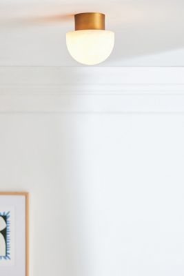 Regina Andrew Parker Alabaster Flush Mount