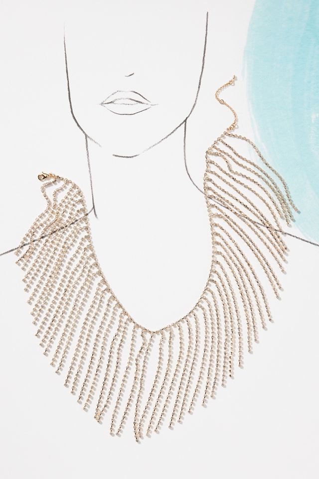 Drama Fringe Necklace #2