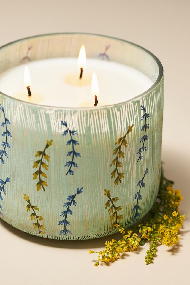Astrid Fresh Azure Coastline Glass Candle #2
