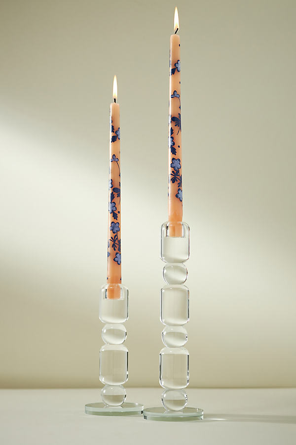 Shop Anthropologie Villa Handpainted Taper Candles, Set Of 2