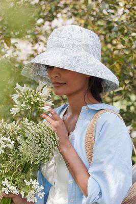 Botanical Cotton Crusher Hat