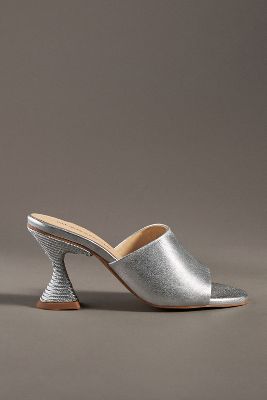Shop Paloma Barceló Sandrin Heels In Silver