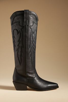 Shop Silent D Delila Western Boots In Black