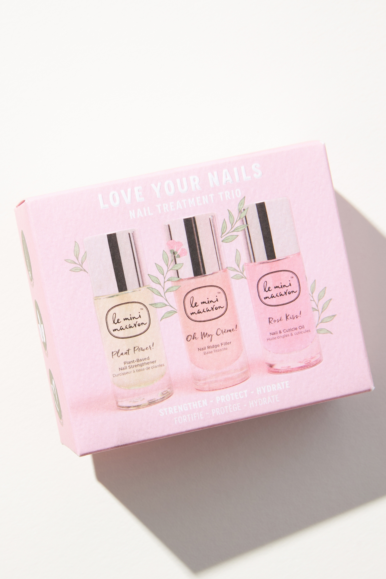 Le Mini Macaron Love Your Nails Treatment Trio