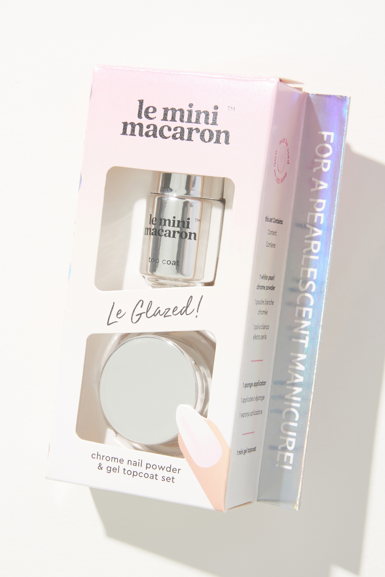 Le Mini Macaron Le Glazed! Chrome Powder Set