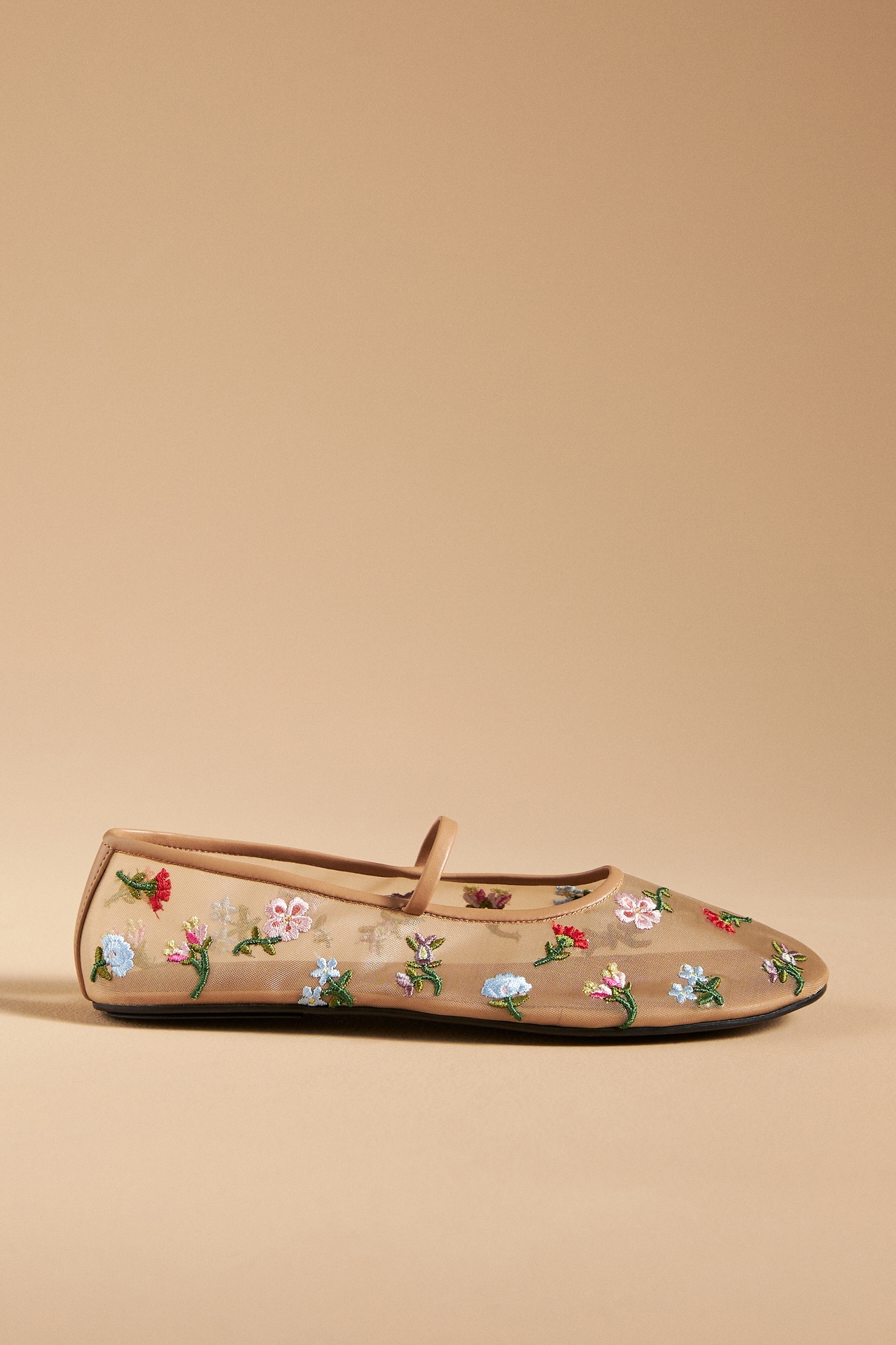 Jeffrey Campbell Floral Mesh Flats