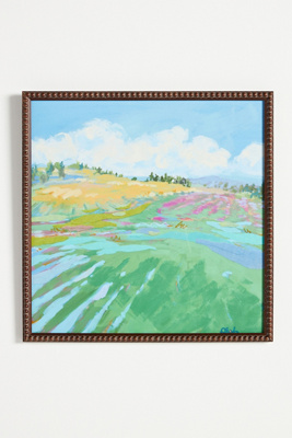 Artfully Walls Patchwork Farm 5 Wall Art In Green