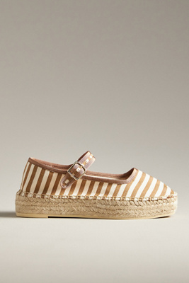 Maeve Mary Jane Espadrille Flats In Multi