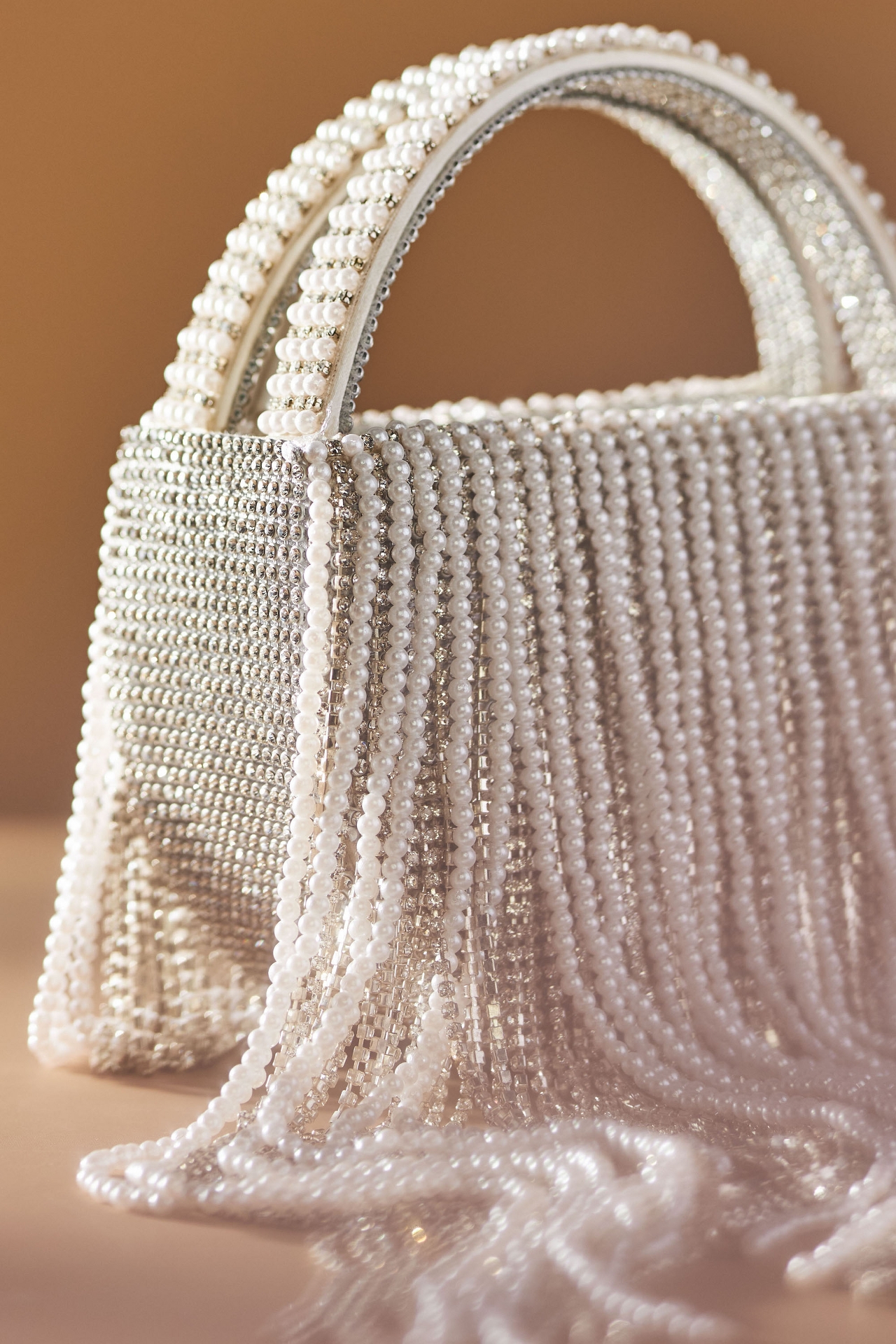 Retrofete Estel Pearl Fringe Bag