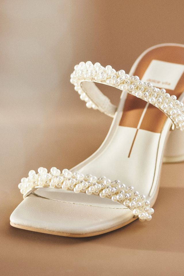 Dolce Vita Noel Pearl Heels | Anthropologie