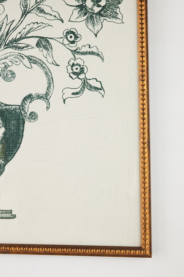 Classic Flower Vase Wall Art #2