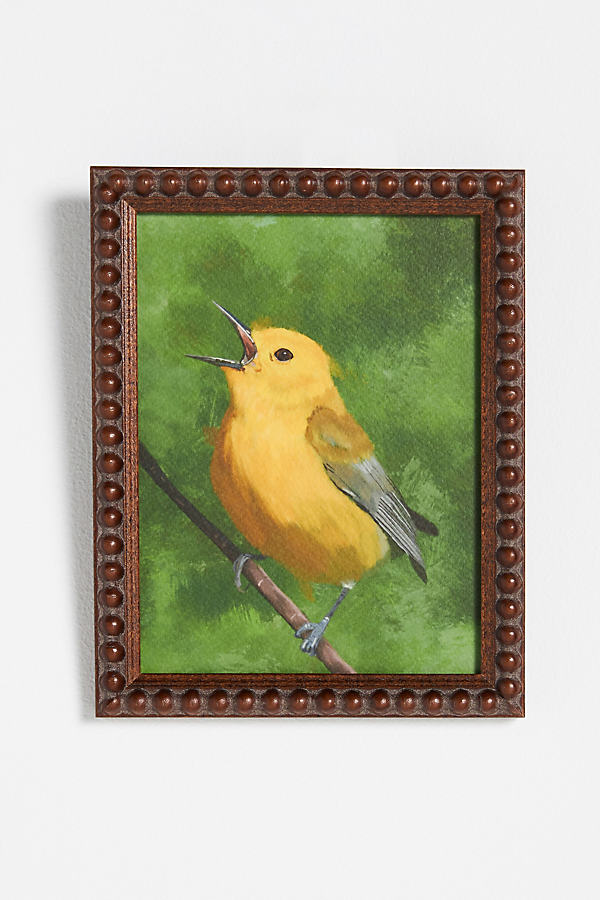 Artfully Walls Prothonotary Warbler Wall Art In Green