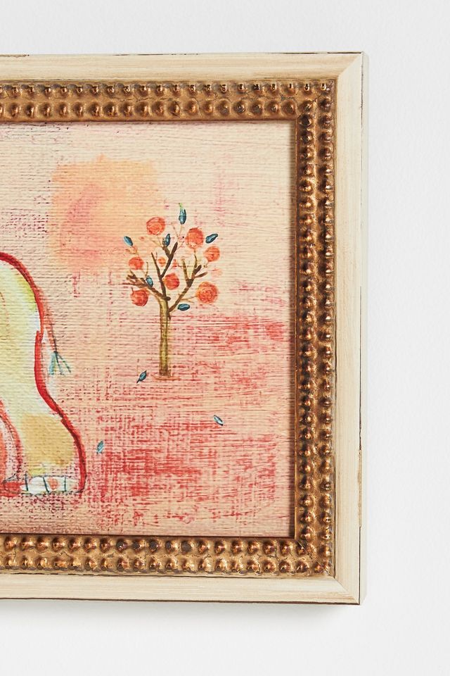 Elephant and Orange Wall Art #2