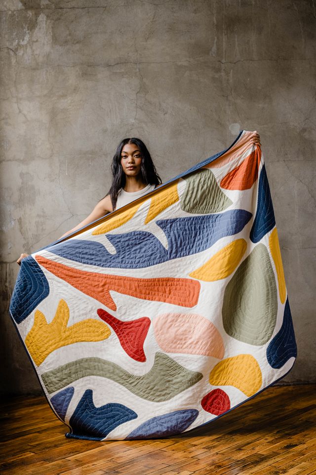 Anchal Petal Quilt Throw #1