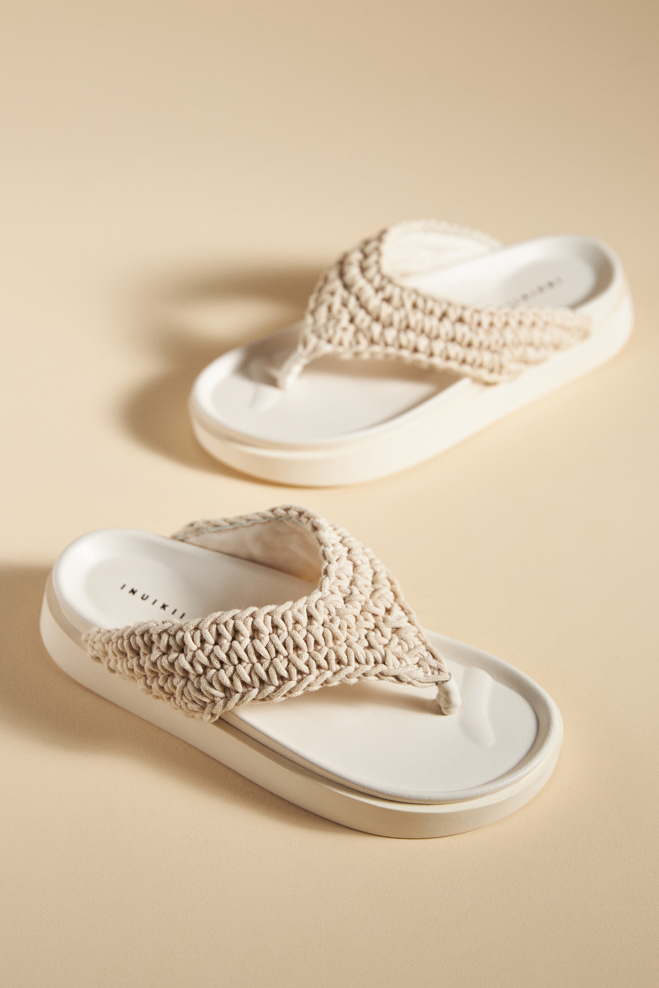 Inuikii Woven Thong Sandals