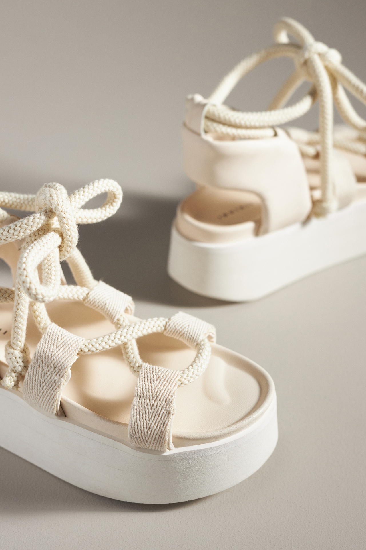 Inuikii Cord Artemis Lace-Up Sandals