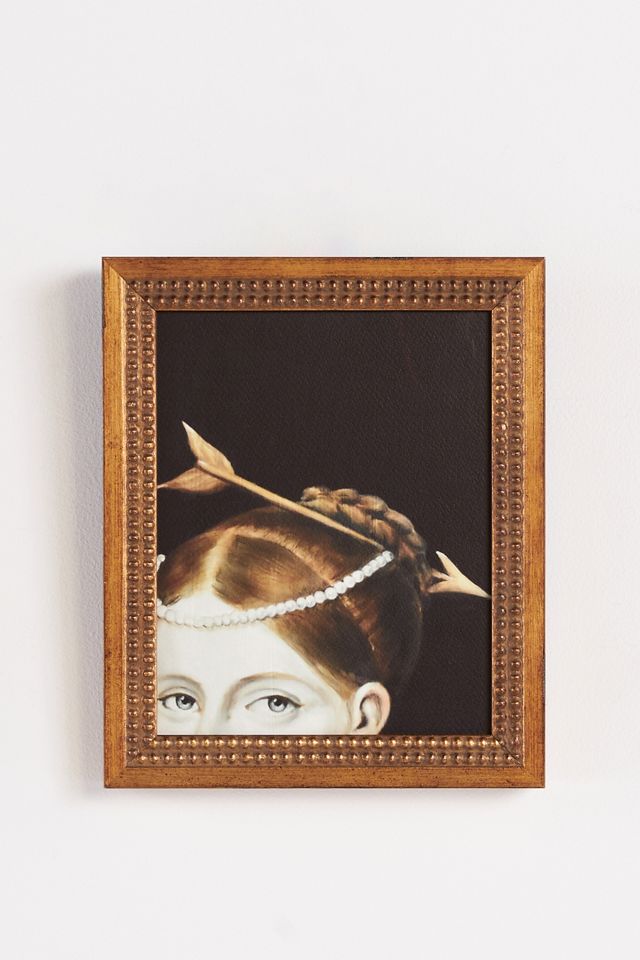 Portrait of a Lady with Arrow and Pearls Wall Art #1