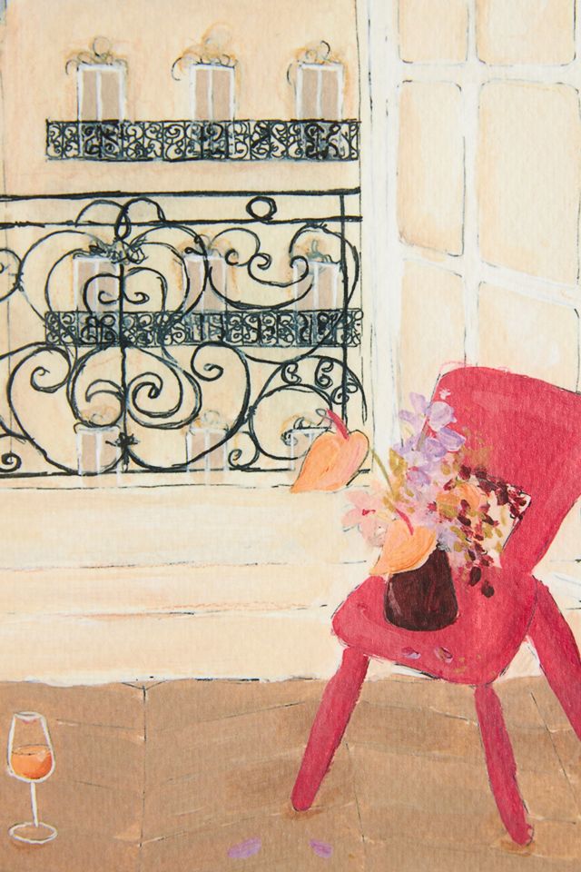 Pink Chair Wall Art #1
