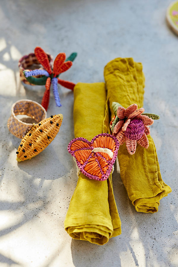 Shop Anthropologie Abacaxi Napkin Rings, Set Of 2