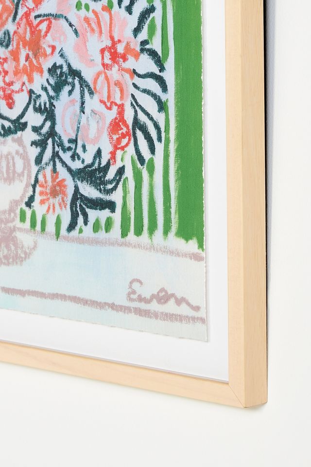 Blue Tiger in the Green Room Wall Art #2