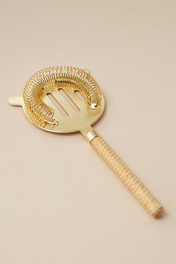 Abacaxi Strainer In Gold