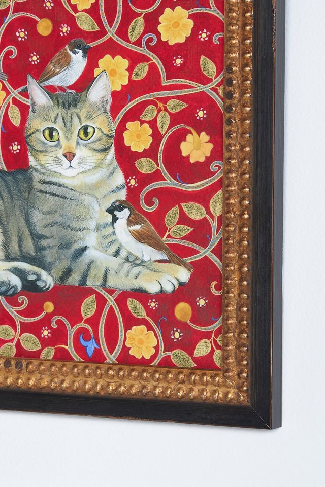 The Lazy Pussy Cat Wall Art #2