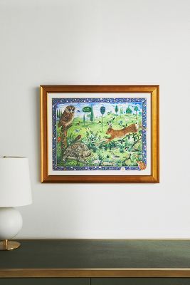 Artfully Walls The Hare And The Tortoise Wall Art In Multi