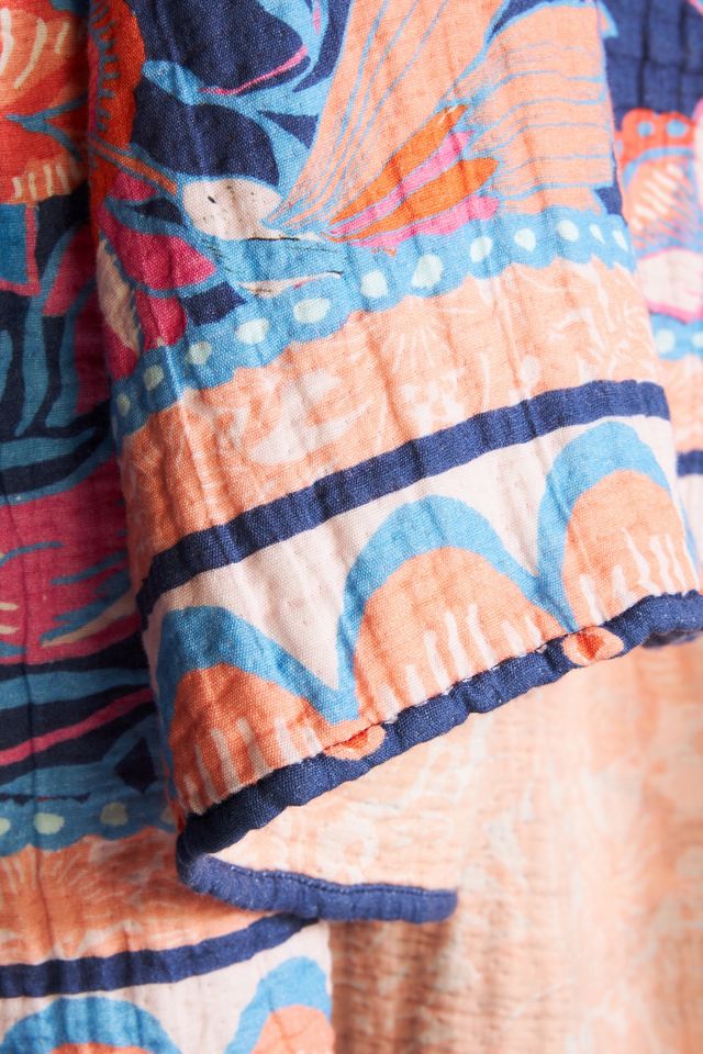 Alexandra Farmer The Flock Throw Blanket #1