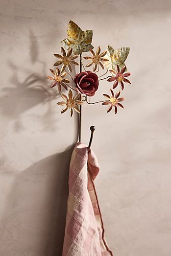 Floral Iron Hook