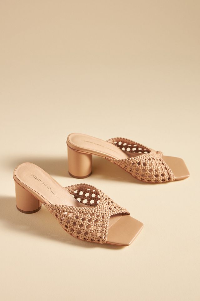 Intentionally Blank Cassandra Woven Block Heels #1