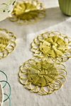 Scalloped Wire Coasters, Set of 4