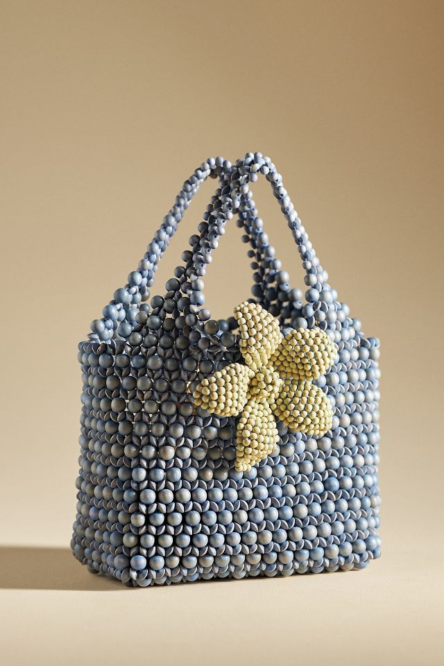 Aran z Trapezoid Flora Tote Anthropologie