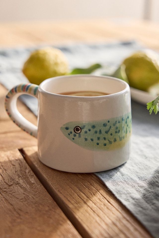 Fish Stoneware Serving Platter #5