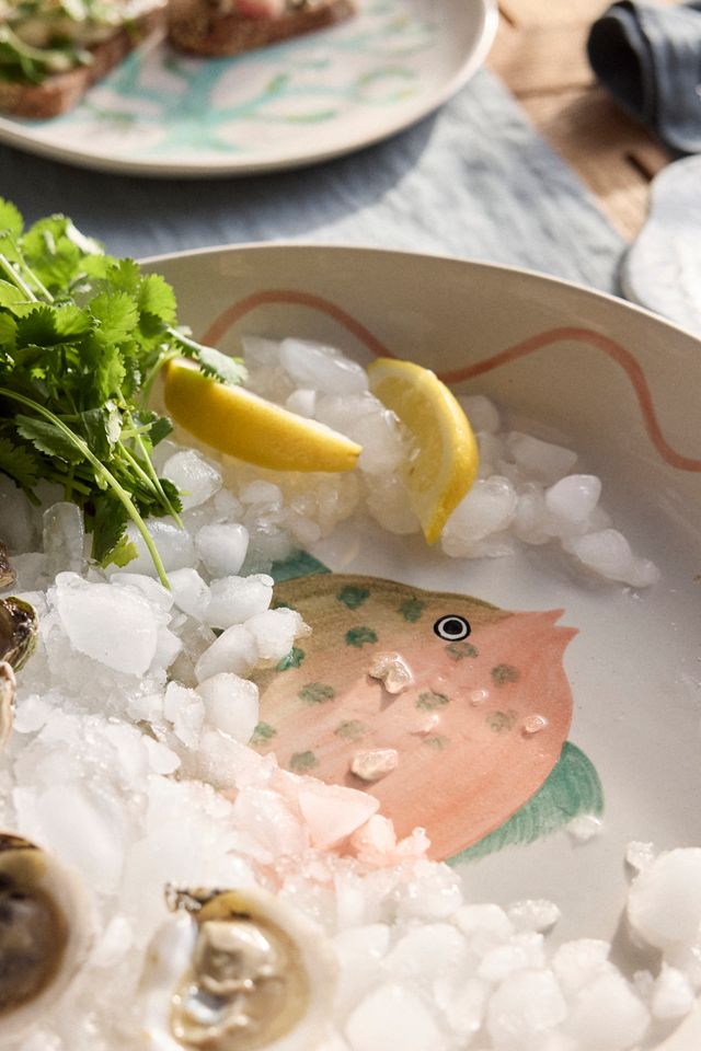 Fish Stoneware Serving Platter #8